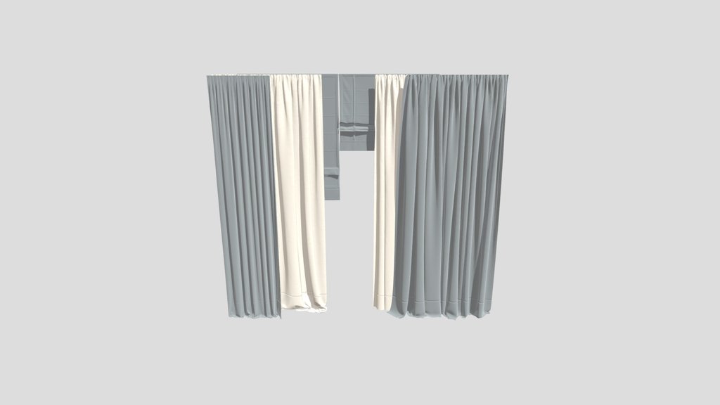 Gd Silk And Cotton Curtain