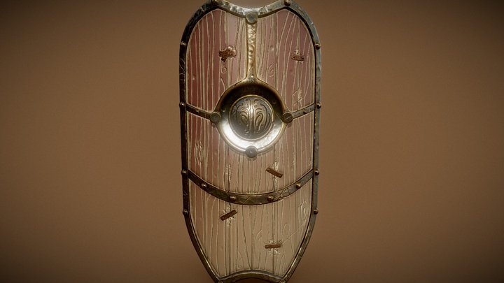 Tower Shield (Stylized Shield) 3D Model