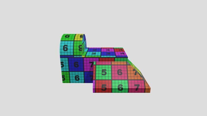 Assignment 4 UV's 3D Model