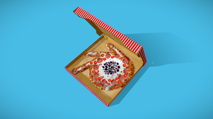 Mama Susanna's Blender Pizza 3D Model