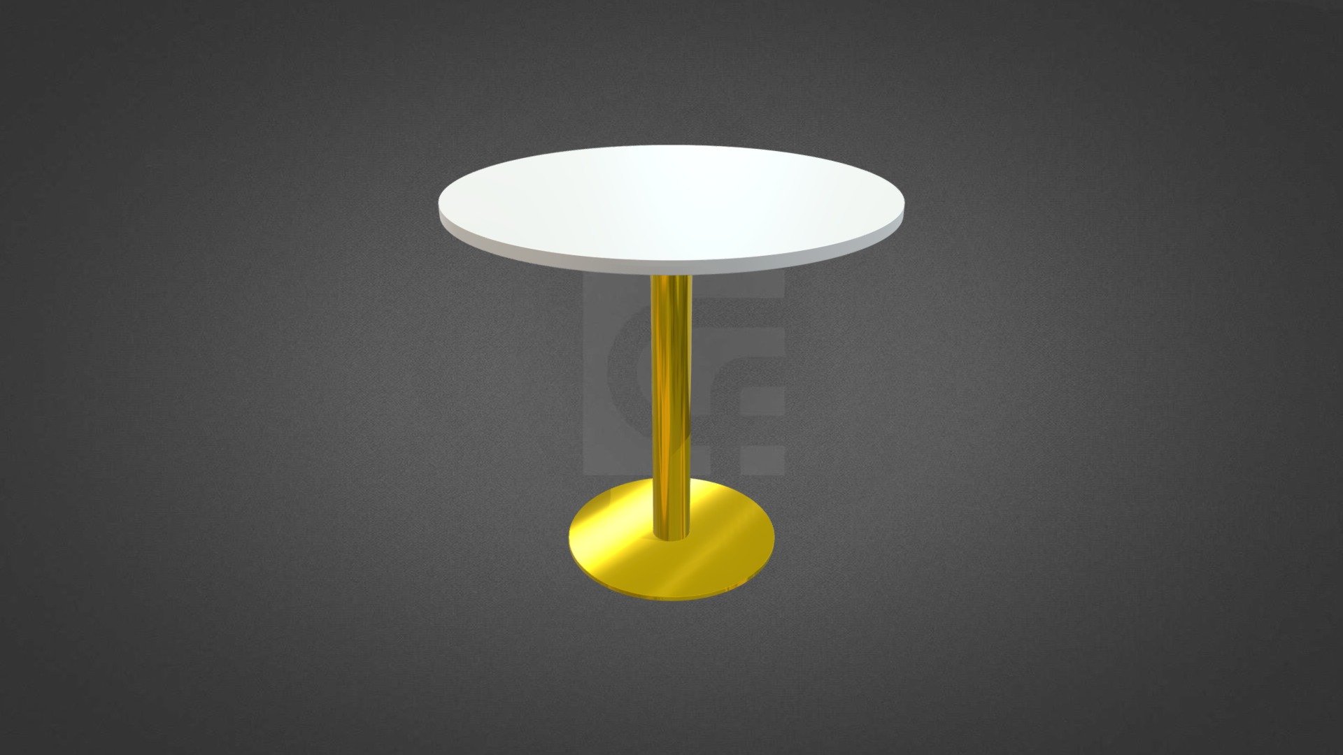 Surf Dining Table Gold — Sketchfab embed 3D viewer