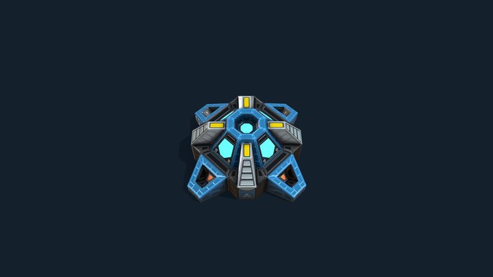 xWar: Phy Heavy Mine 3D Model
