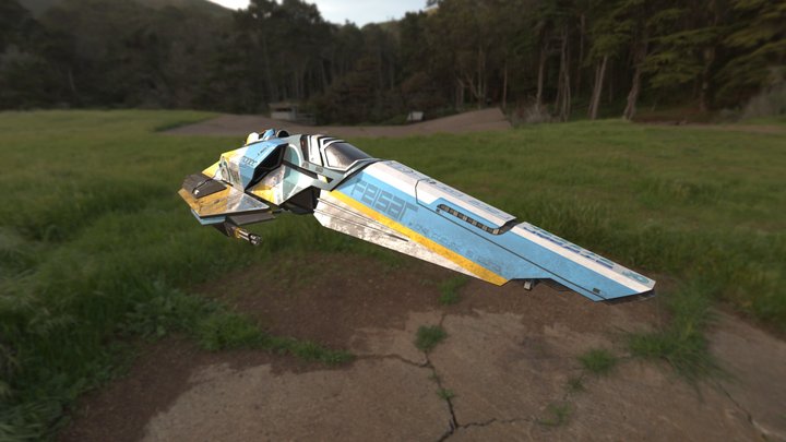 FEISAR racing ship from Wipeout (July 2022)