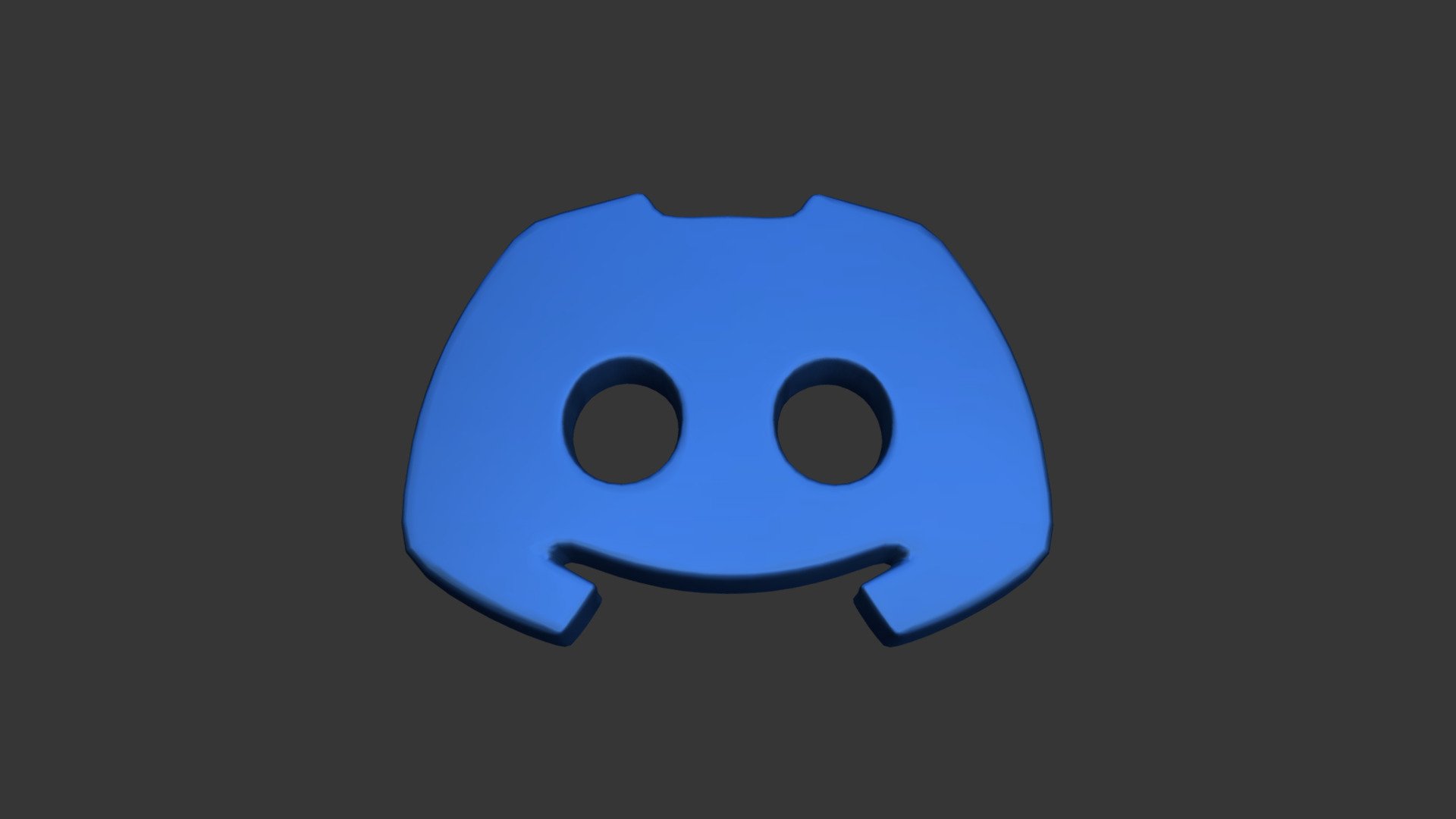 Free Discord Logo 3D Logo download in PNG, OBJ or Blend format