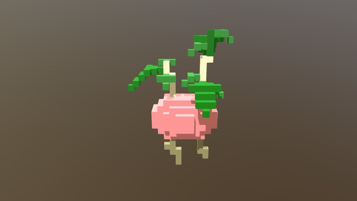 PotatoPlant 3D Model