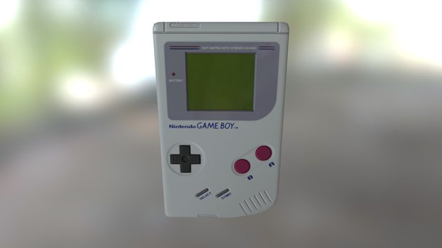 Nintendo Game Boy - UNUSED 3D Model