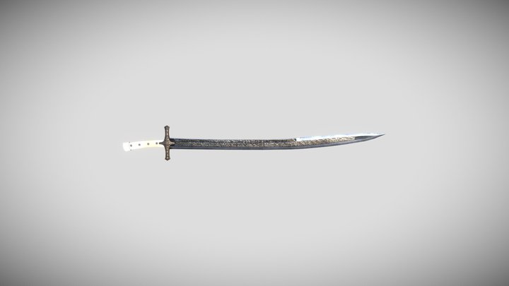 Sword of Fatih Sultan Mehmet 3D Model