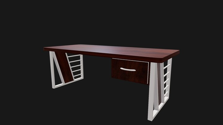 Study Table 3D Model