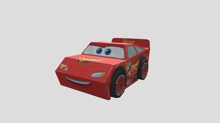 cars minis roblox :lightning mcqueen rookie 3D Model