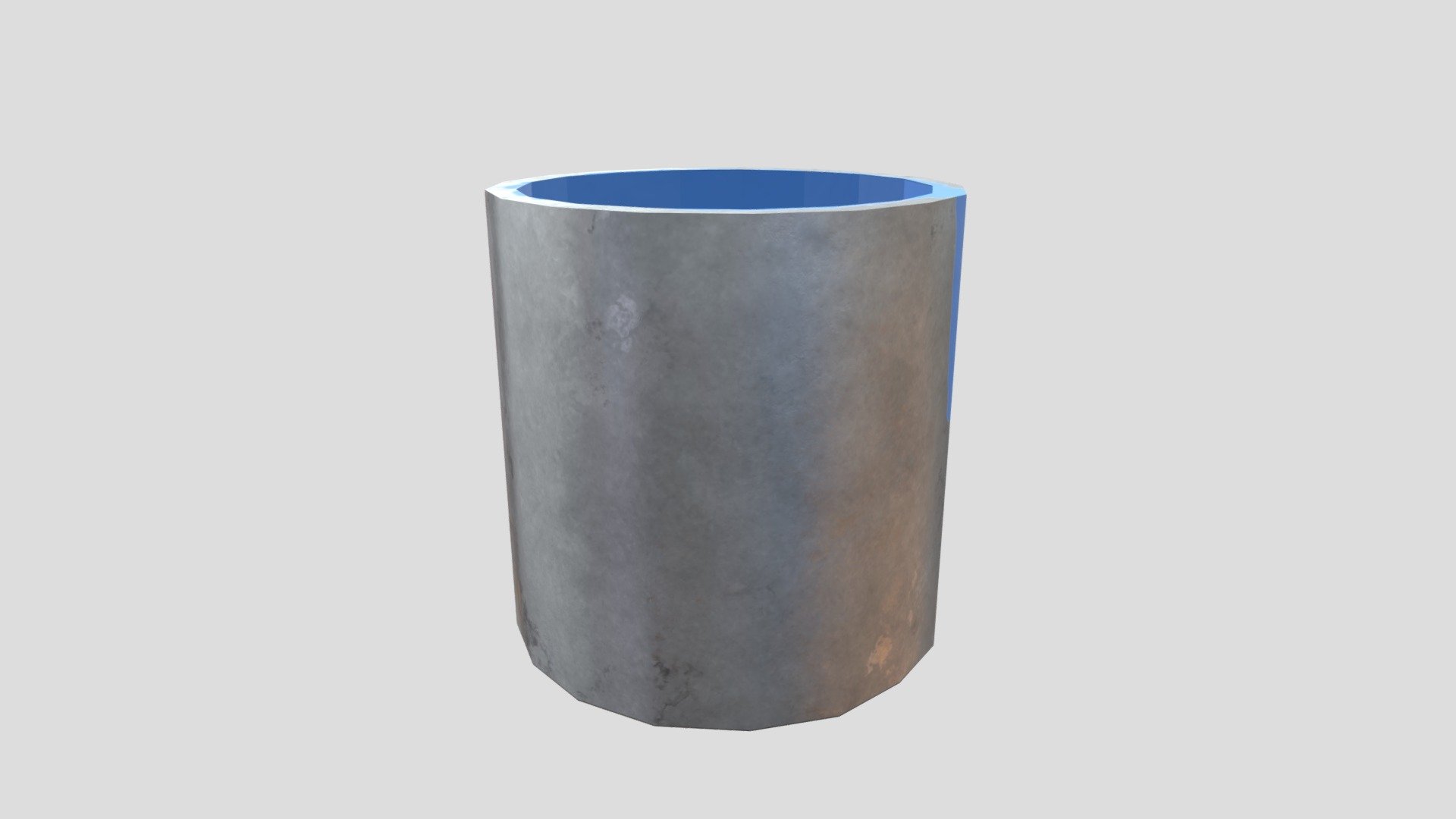 Paint Bucket with Blue paint
