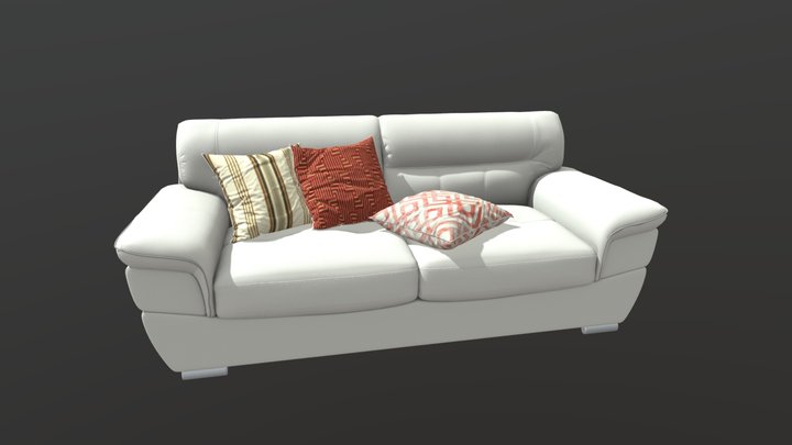corner sofa 3D Model