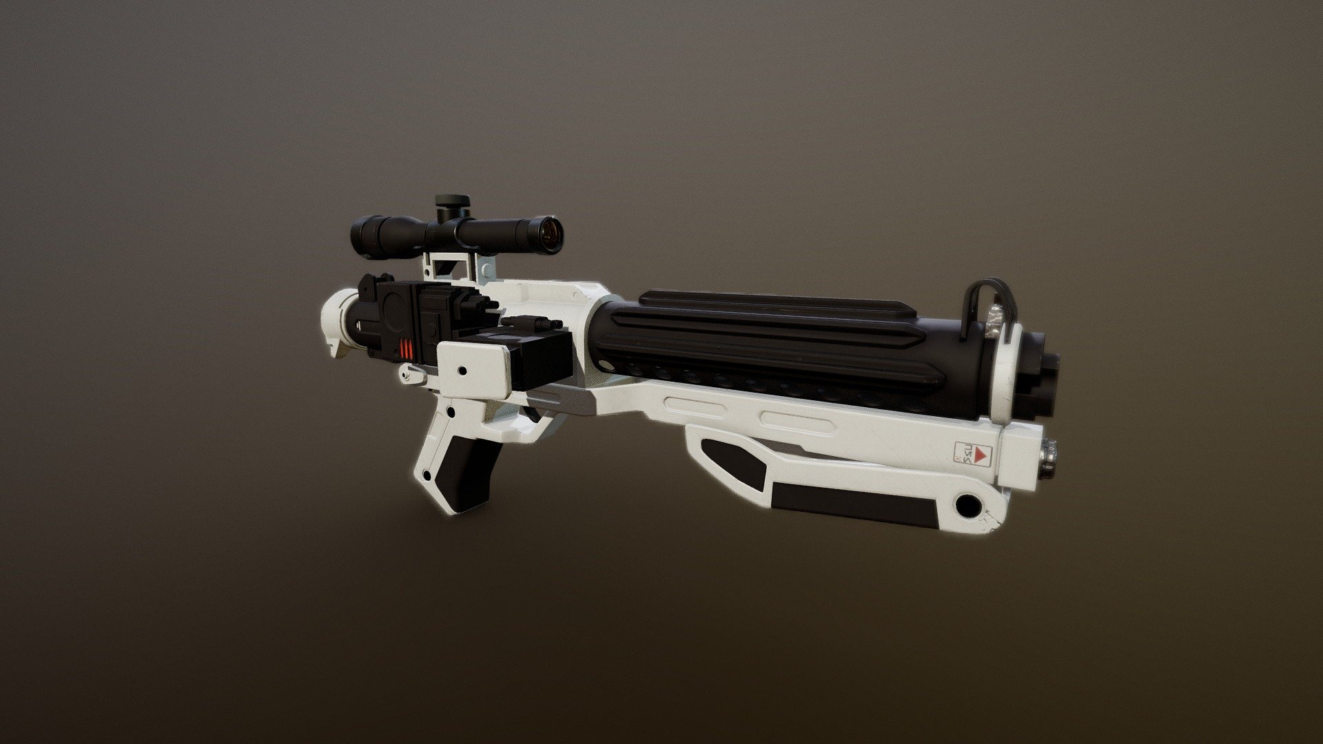 Star Wars Blaster F11 - D - 3D model by Cesar Salcedo CG (@cesar ...