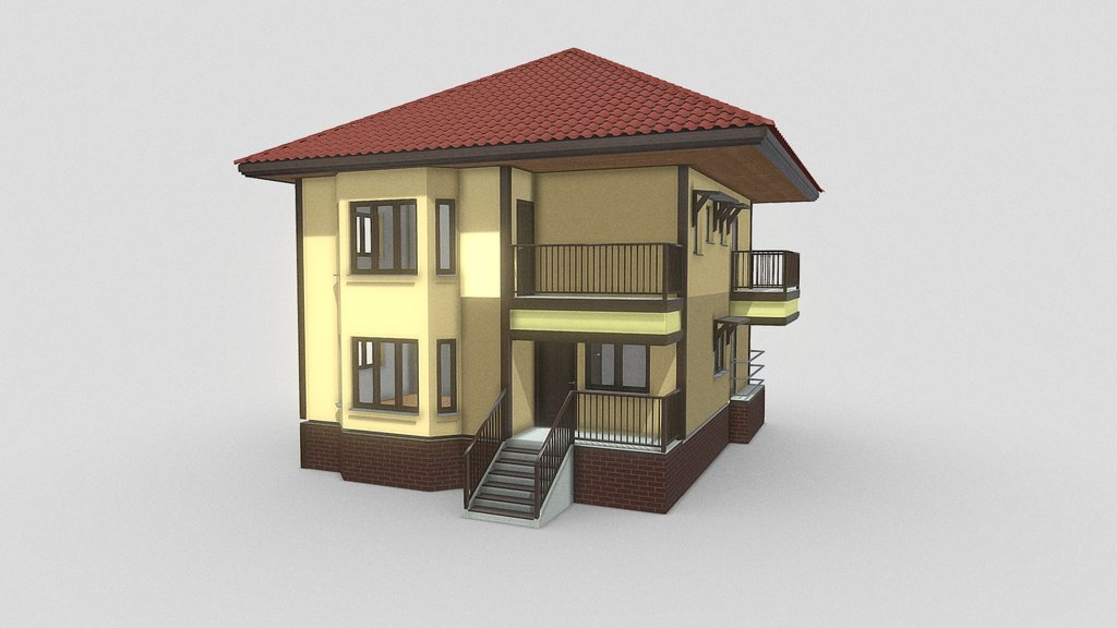 Realistic House (With Interior)