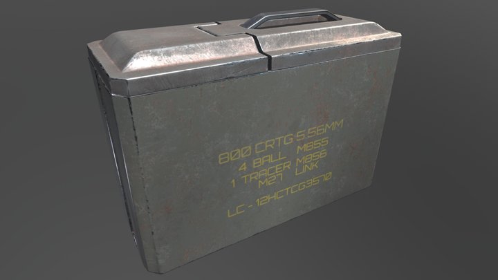 TPC - Sci Fi Ammo Box 3D Model