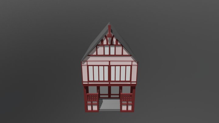Tudor House Smooth 3D Model