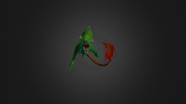 Asian Dragon 3D Model