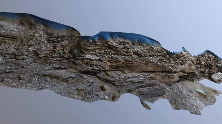 Outcrop On West Side Of US36  North of Neva Rd 3D Model