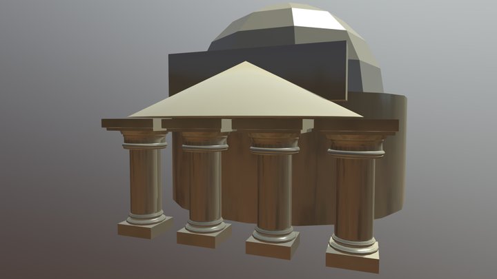 Pillar Building 3D Model