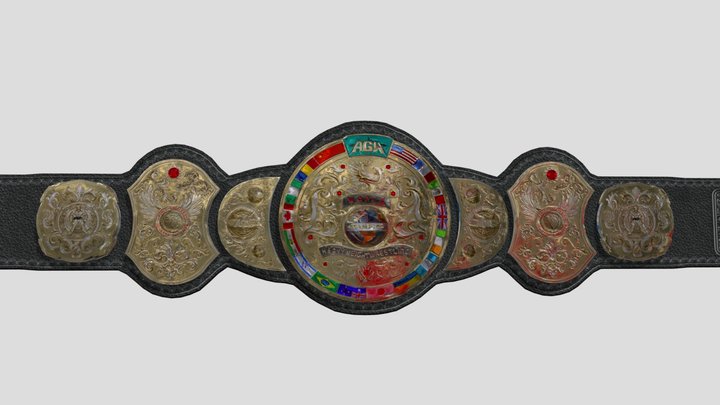 AGW CHAMPION BELT 002 – Kostenloses 3D-Modell STL