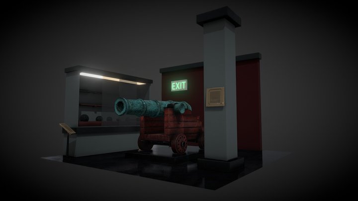 Cannon Environment Final 3D Model