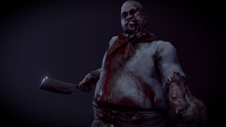 Fat Zombie 3D Model