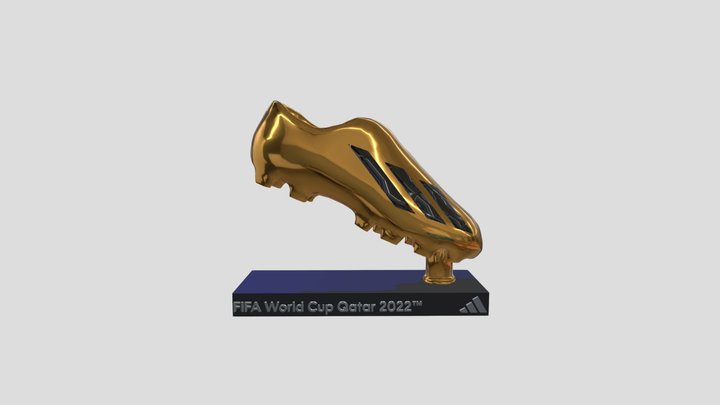 World Cup Golden Boot Award 3D Model