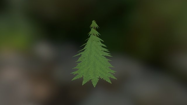 Finished Tree (Textured) 3D Model