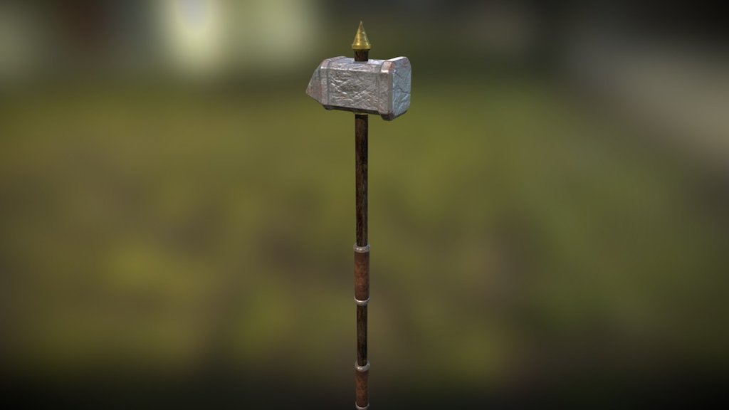 Two Handed War Hammer