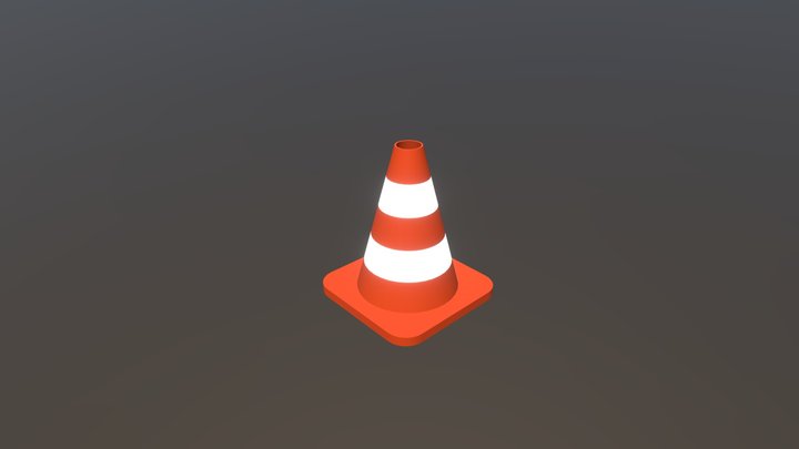 Traffic Cone 3D Model