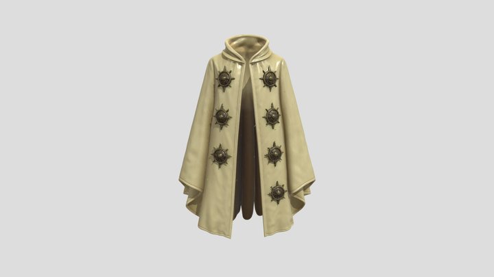 Sunburst Cloak 3D Model