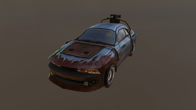 Mad Car 2 3D Model