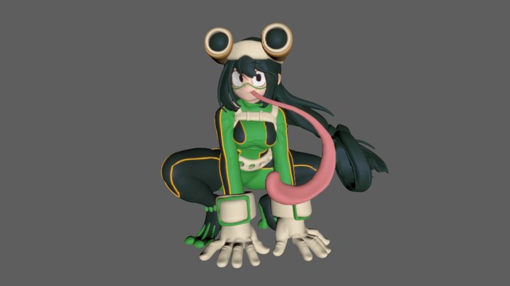 Froppy figurine sculpt 3D Model