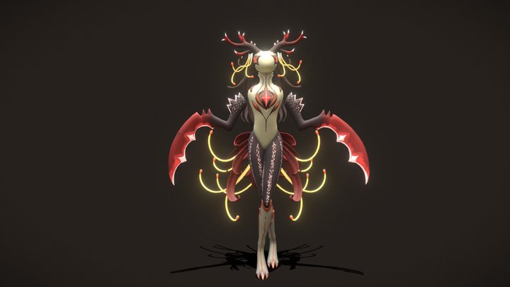 miss mantis 3D Model