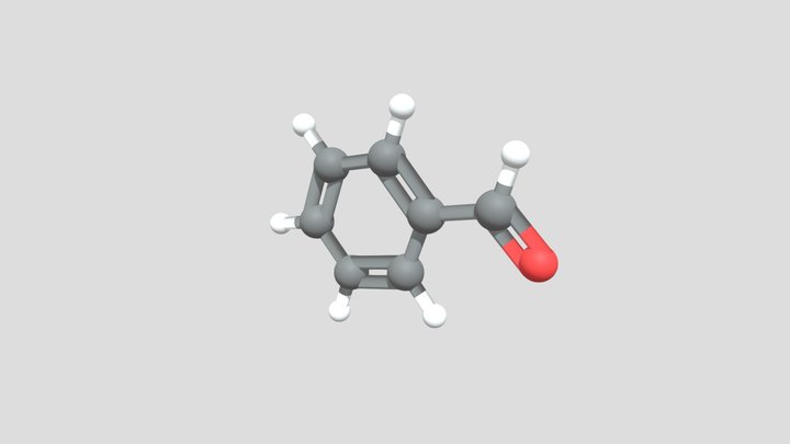 Benzaldehyde – Modello 3D gratuito STL