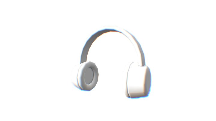 lowpoly_headphones_copy (1) 3D Model