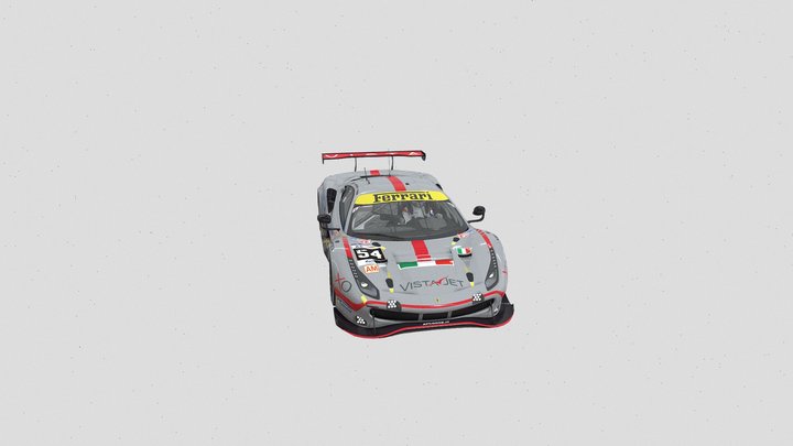 Ferrari 488 GT3 3D Model