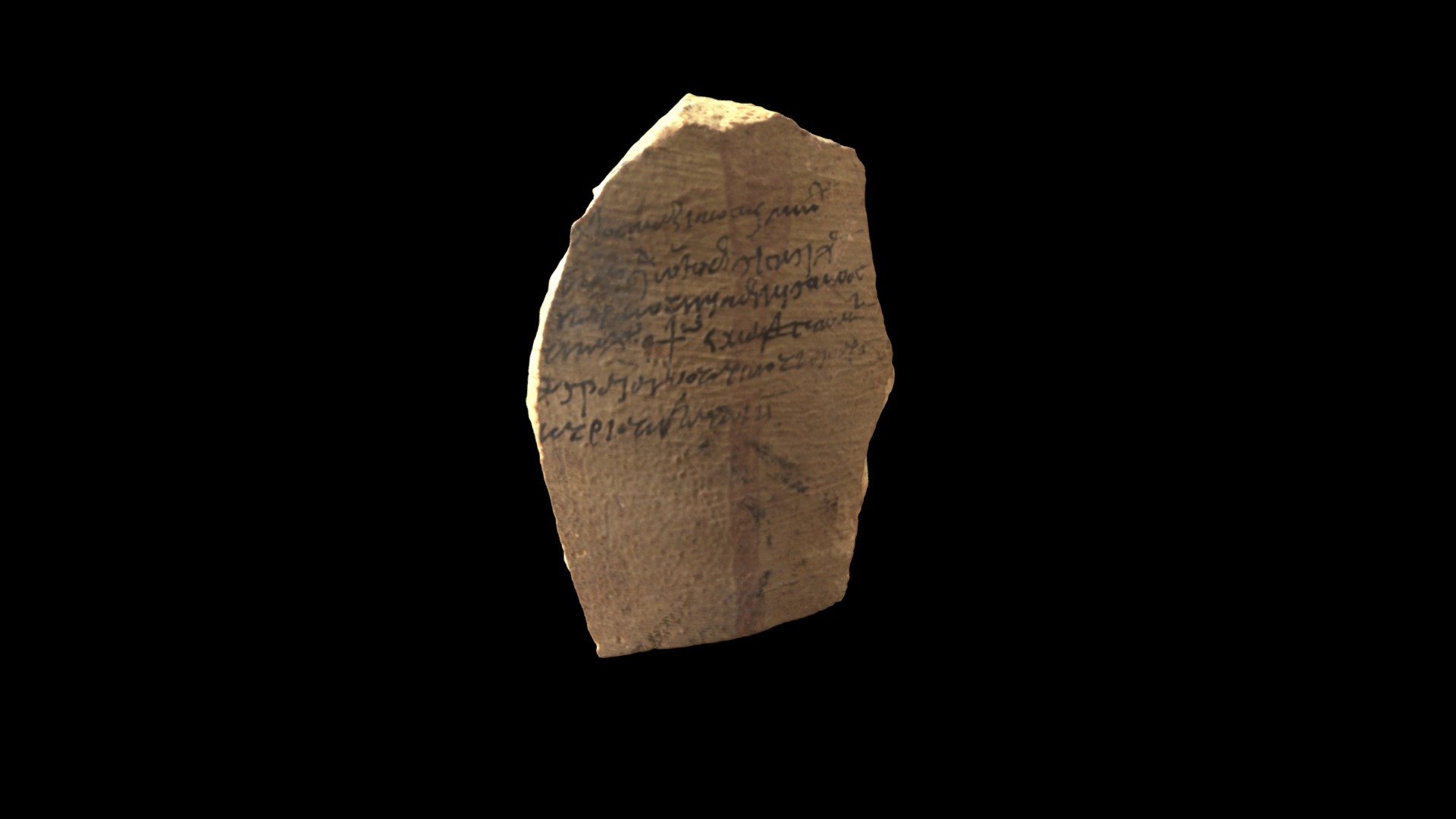 Houghton MS Ostraca 3156