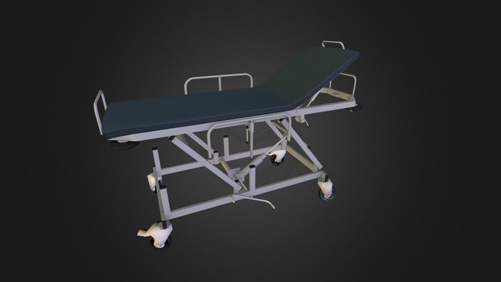 Больничная каталка 3D Model