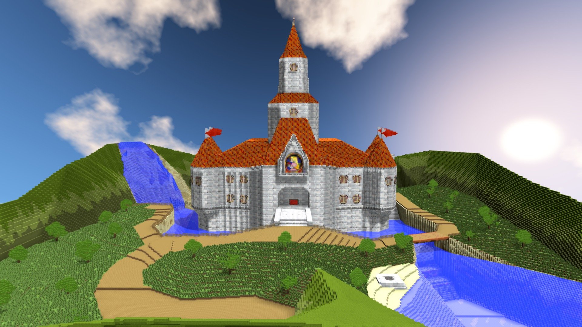 Minecraft Super Mario 64 Build Schematic