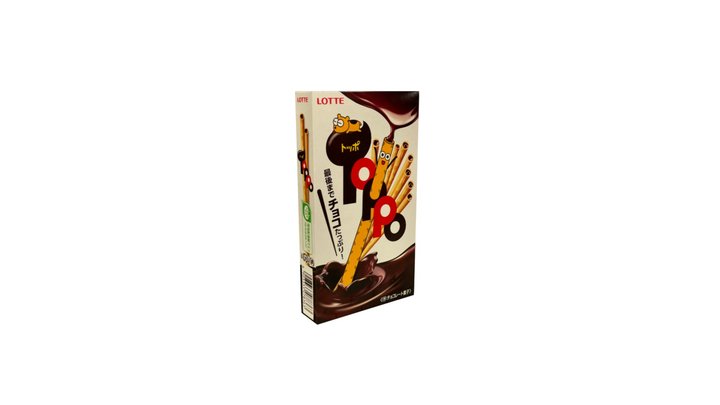 Toppo Chocolate Sticks 3D Model