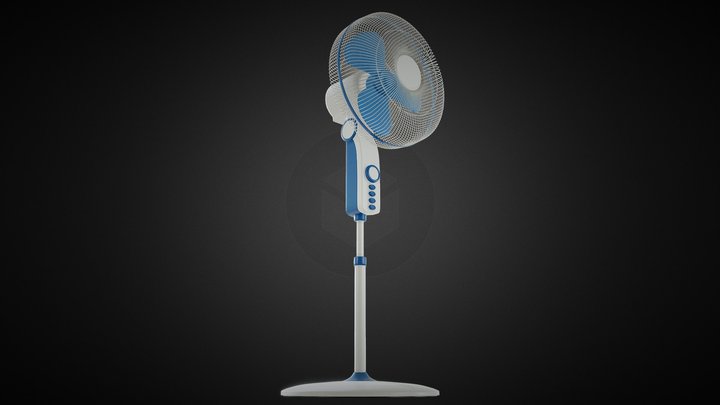 Pedestal Fan – Clean Product Model