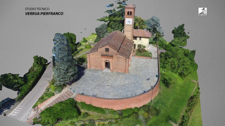 Chiesa Viatosto modello 3d 3D Model