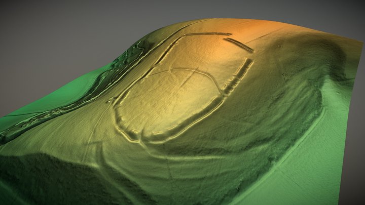 Winklebury Camp, Wiltshire (UK) – Free 3D Model STL