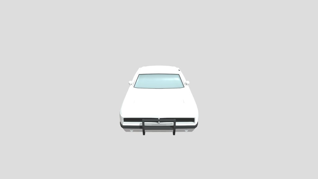 Low Poly Dodge Charger 1969 General Lee