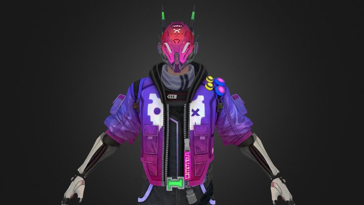 Ethan Cyberhunter | Bloodstrike 3D Model