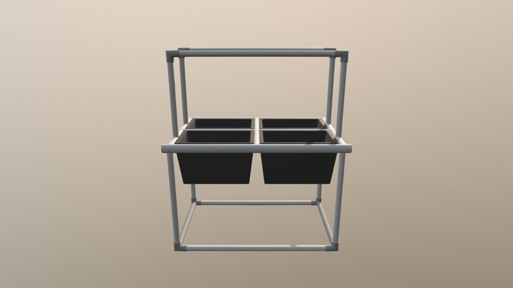 Long Soil Container Part1 3D Model