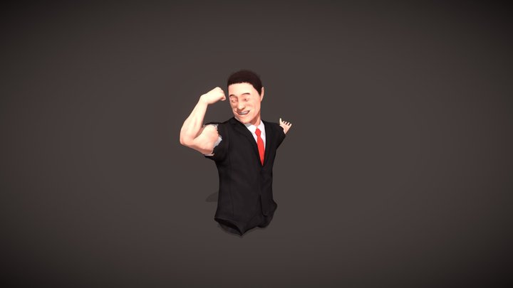 Elon Muskular Menu 3D Model