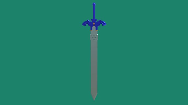 Minecraft Master Sword 3D Model