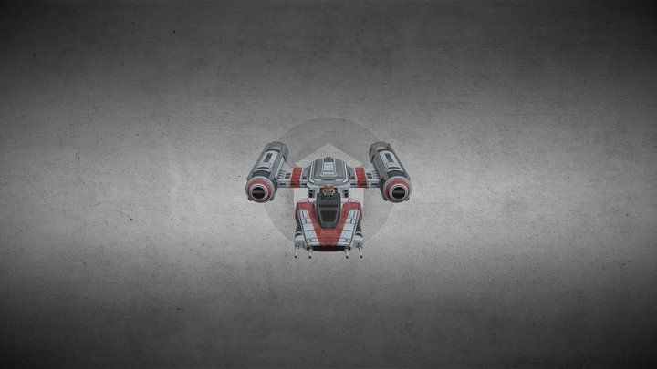 Republic Y-wing 3D Model