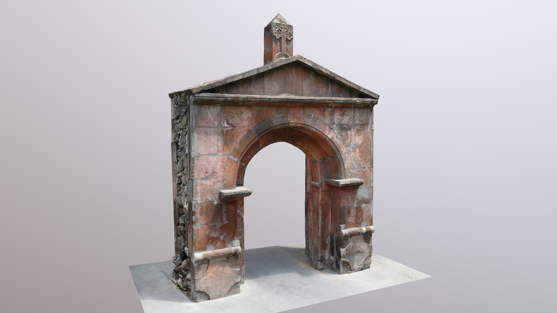 Gate to Armenian Church in Yerevan